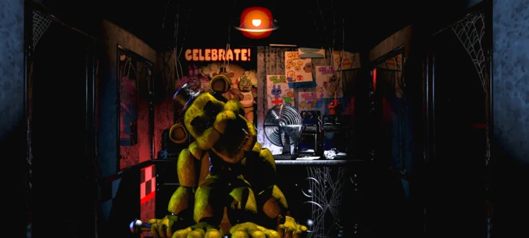 Golden Freddy in the office