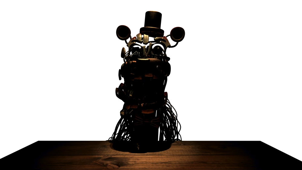 Molten Freddy at desk