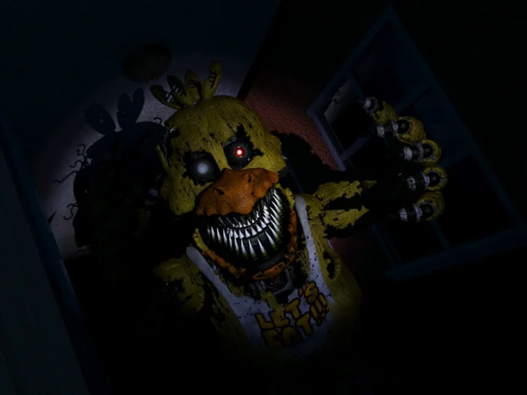 Nightmare Chica closeup