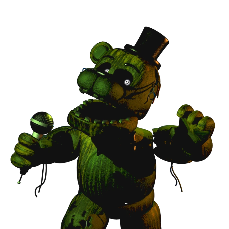 Phantom Freddy smiling at player