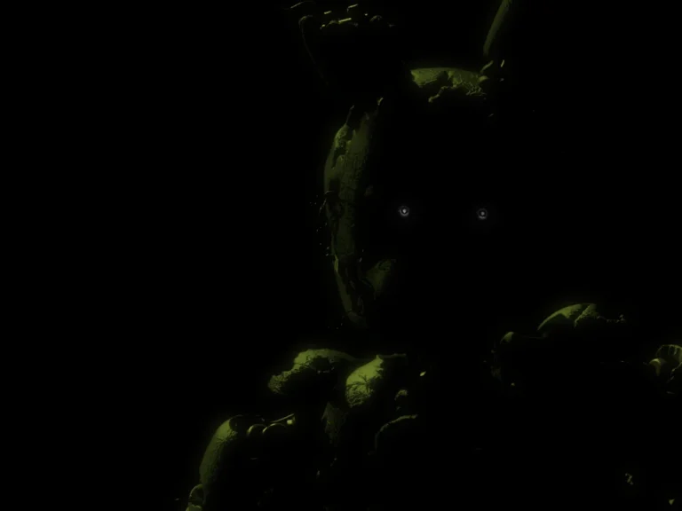 Springtrap in the menu